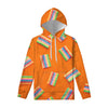 Colorful Gummy Print Pullover Hoodie