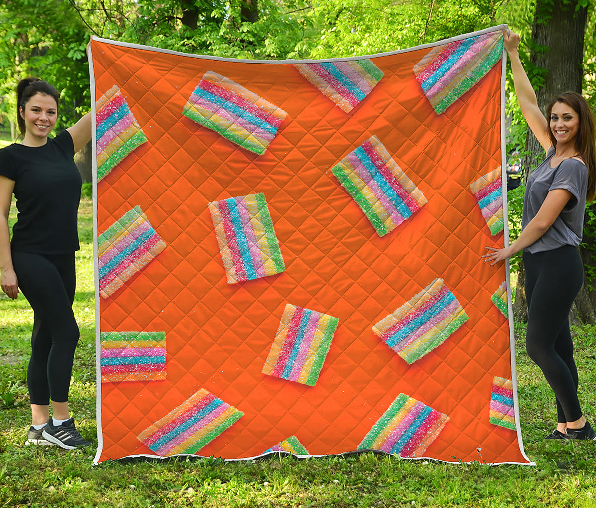 Colorful Gummy Print Quilt