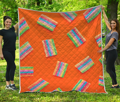 Colorful Gummy Print Quilt