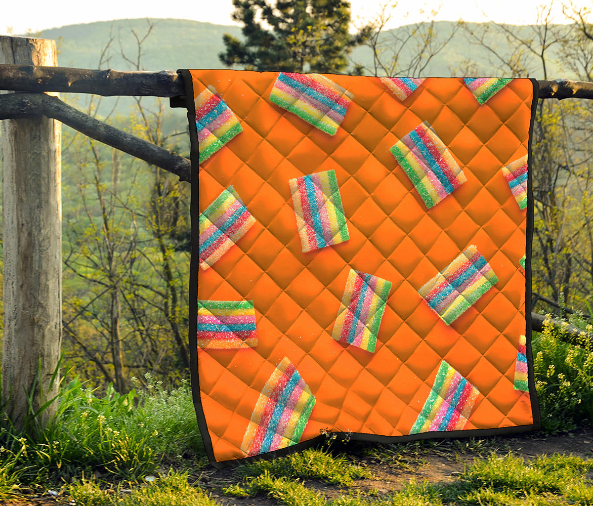 Colorful Gummy Print Quilt