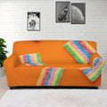 Colorful Gummy Print Sofa Cover