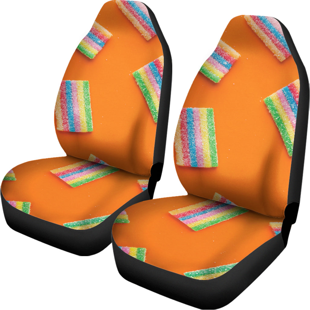 Colorful Gummy Print Universal Fit Car Seat Covers
