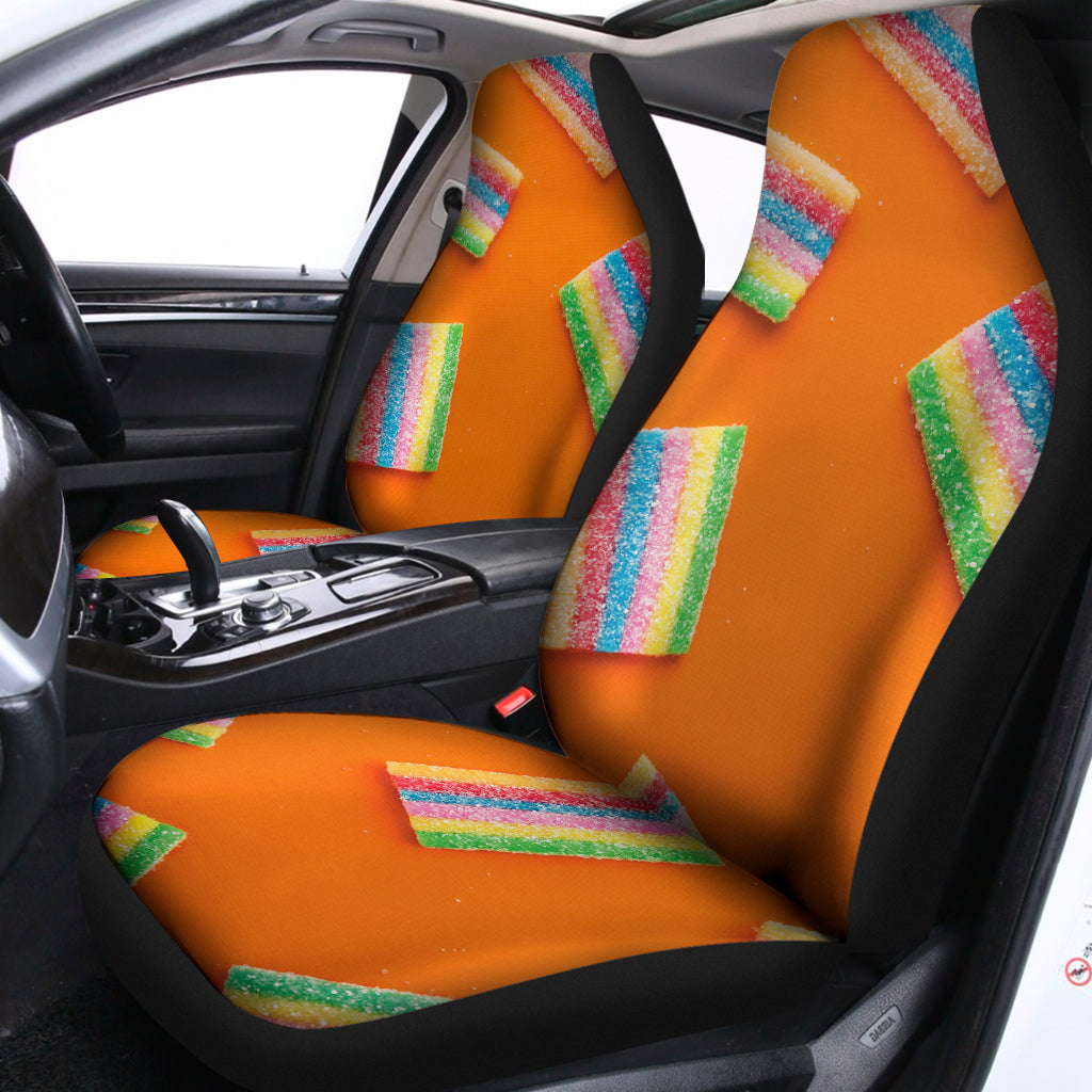 Colorful Gummy Print Universal Fit Car Seat Covers