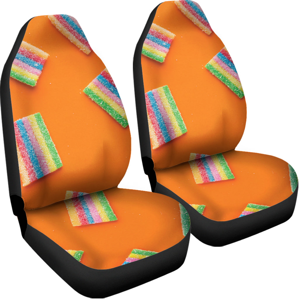 Colorful Gummy Print Universal Fit Car Seat Covers