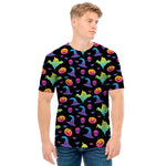 Colorful Halloween Party Pattern Print Men's T-Shirt