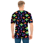 Colorful Halloween Party Pattern Print Men's T-Shirt