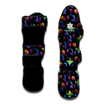 Colorful Halloween Party Pattern Print Muay Thai Shin Guard