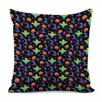 Colorful Halloween Party Pattern Print Pillow Cover
