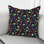 Colorful Halloween Party Pattern Print Pillow Cover