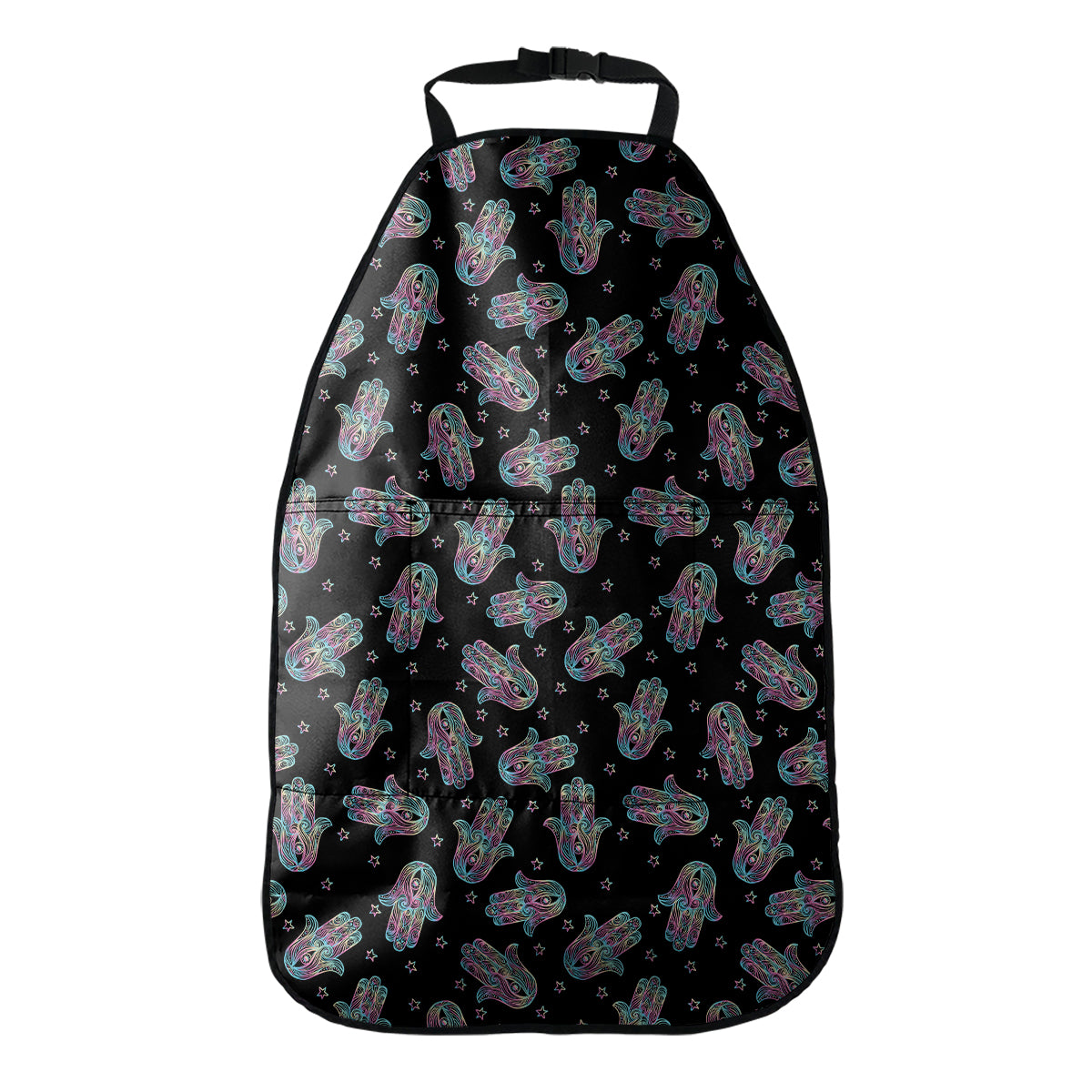 Colorful Hamsa Hand Print Car Seat Organizers