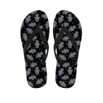 Colorful Hamsa Hand Print Flip Flops