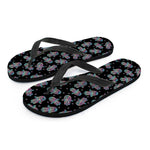 Colorful Hamsa Hand Print Flip Flops