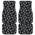 Colorful Hamsa Hand Print Front and Back Car Floor Mats
