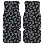 Colorful Hamsa Hand Print Front and Back Car Floor Mats