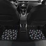 Colorful Hamsa Hand Print Front and Back Car Floor Mats