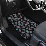 Colorful Hamsa Hand Print Front Car Floor Mats