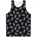 Colorful Hamsa Hand Print Men's Tank Top