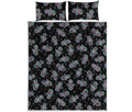 Colorful Hamsa Hand Print Quilt Bed Set