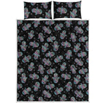 Colorful Hamsa Hand Print Quilt Bed Set