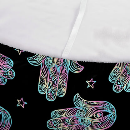 Colorful Hamsa Hand Print Sofa Cover