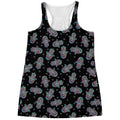 Colorful Hamsa Hand Print Women's Racerback Tank Top