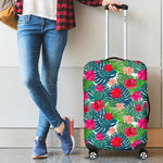 Colorful Hawaii Floral Pattern Print Luggage Cover GearFrost