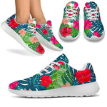 Colorful Hawaii Floral Pattern Print Sport Shoes GearFrost