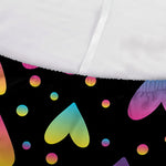 Colorful Heart Pattern Print Sofa Cover