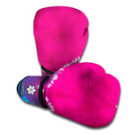 Colorful Heart Tie Dye Print Boxing Gloves