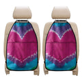 Colorful Heart Tie Dye Print Car Seat Organizers