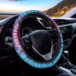Colorful Heart Tie Dye Print Car Steering Wheel Cover