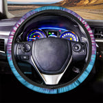 Colorful Heart Tie Dye Print Car Steering Wheel Cover