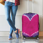 Colorful Heart Tie Dye Print Luggage Cover