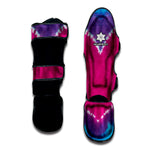 Colorful Heart Tie Dye Print Muay Thai Shin Guard