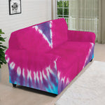 Colorful Heart Tie Dye Print Sofa Cover