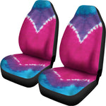 Colorful Heart Tie Dye Print Universal Fit Car Seat Covers