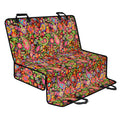 Colorful Hippie Peace Signs Print Pet Car Back Seat Cover