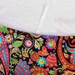 Colorful Hippie Peace Signs Print Sofa Cover