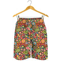 Colorful Hippie Peace Symbols Print Men's Shorts