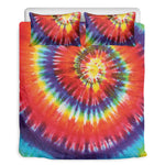 Colorful Hippie Tie Dye Print Duvet Cover Bedding Set