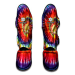 Colorful Hippie Tie Dye Print Muay Thai Shin Guard