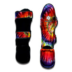 Colorful Hippie Tie Dye Print Muay Thai Shin Guard