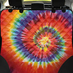 Colorful Hippie Tie Dye Print Pet Car Back Seat Cover