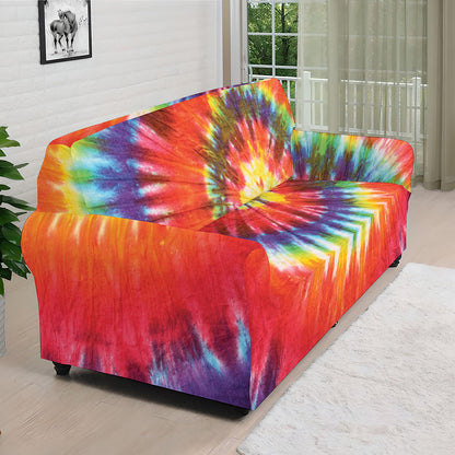 Colorful Hippie Tie Dye Print Sofa Cover