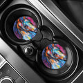 Colorful Horse Painting Print Car Coasters