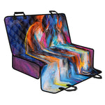 Colorful Horse Painting Print Pet Car Back Seat Cover