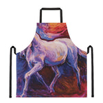Colorful Horse Portrait Print Apron