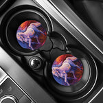 Colorful Horse Portrait Print Car Coasters