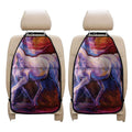 Colorful Horse Portrait Print Car Seat Organizers