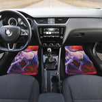 Colorful Horse Portrait Print Front Car Floor Mats